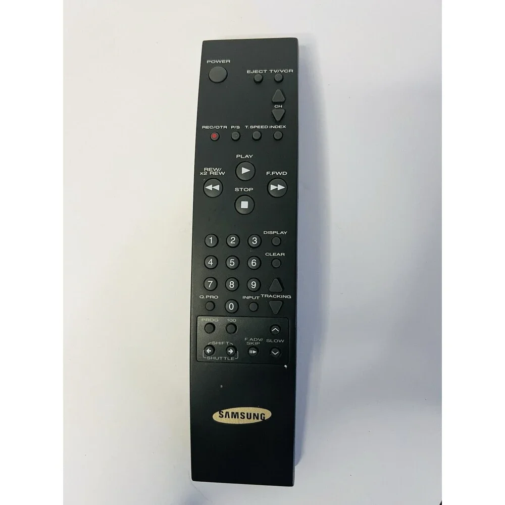 Samsung TV/ VCR Remote Control Arched body